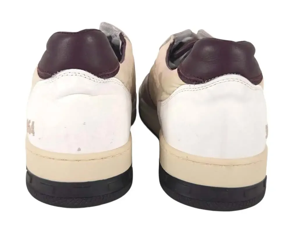 Rhude Rhecess Distressed Leather Sneakers US 10 EU 43 Mens Beige $650
